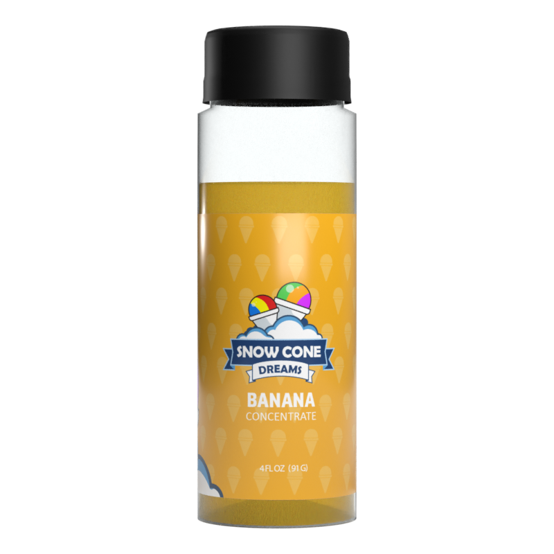 Banana Snow Cone Concentrate (4oz)