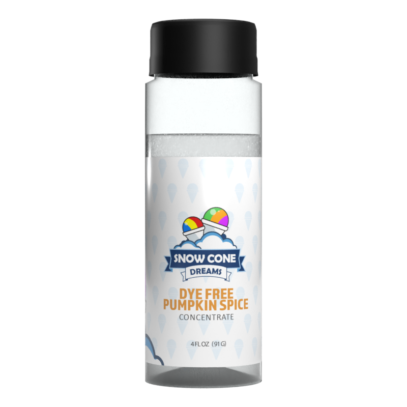 Dye Free Pumpkin Spice Snow Cone Concentrate (4oz)