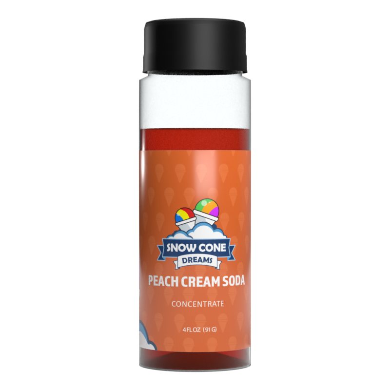 Peach Cream Soda Snow Cone Concentrate (4oz)