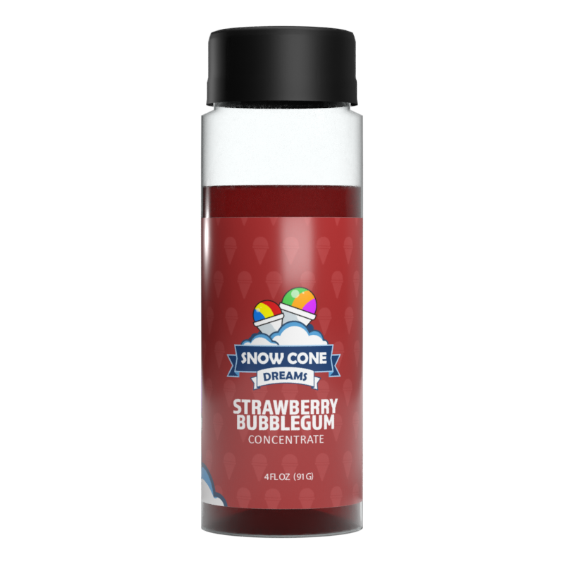 Strawberry Bubblegum Snow Cone Concentrate (4oz)